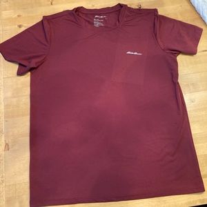 Trailcool Short-Sleeve T-Shirt Large Berry Eddie Bauer